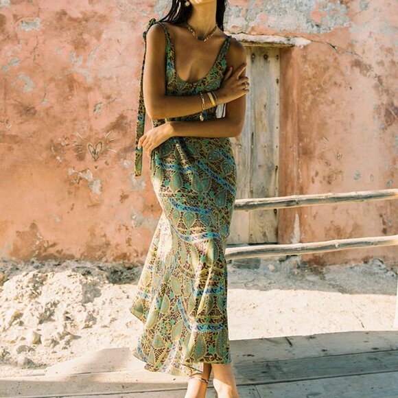 Boteh Dresses & Skirts - Boteh Silk Maxi